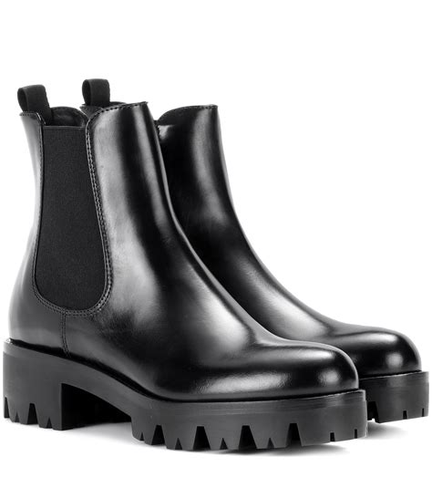 prada short combat boots|prada chelsea boots women's.